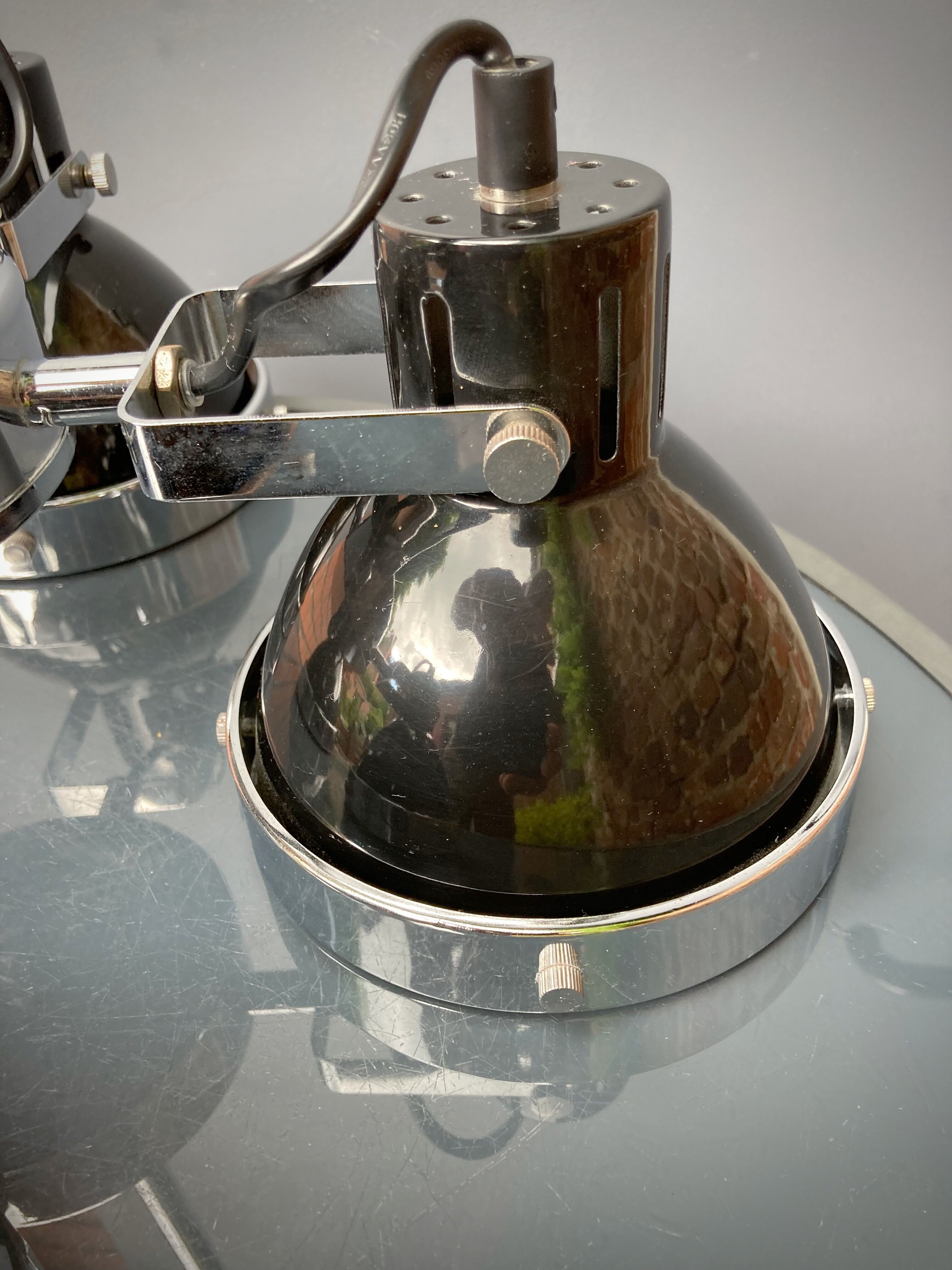 Suspension with 4 lamps of adjustable light indus