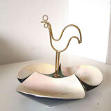 Servant with stylized rooster design 50s - 60s