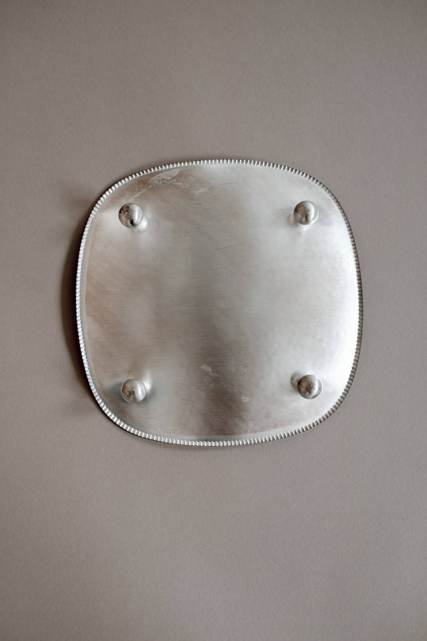 Silver-plated dish