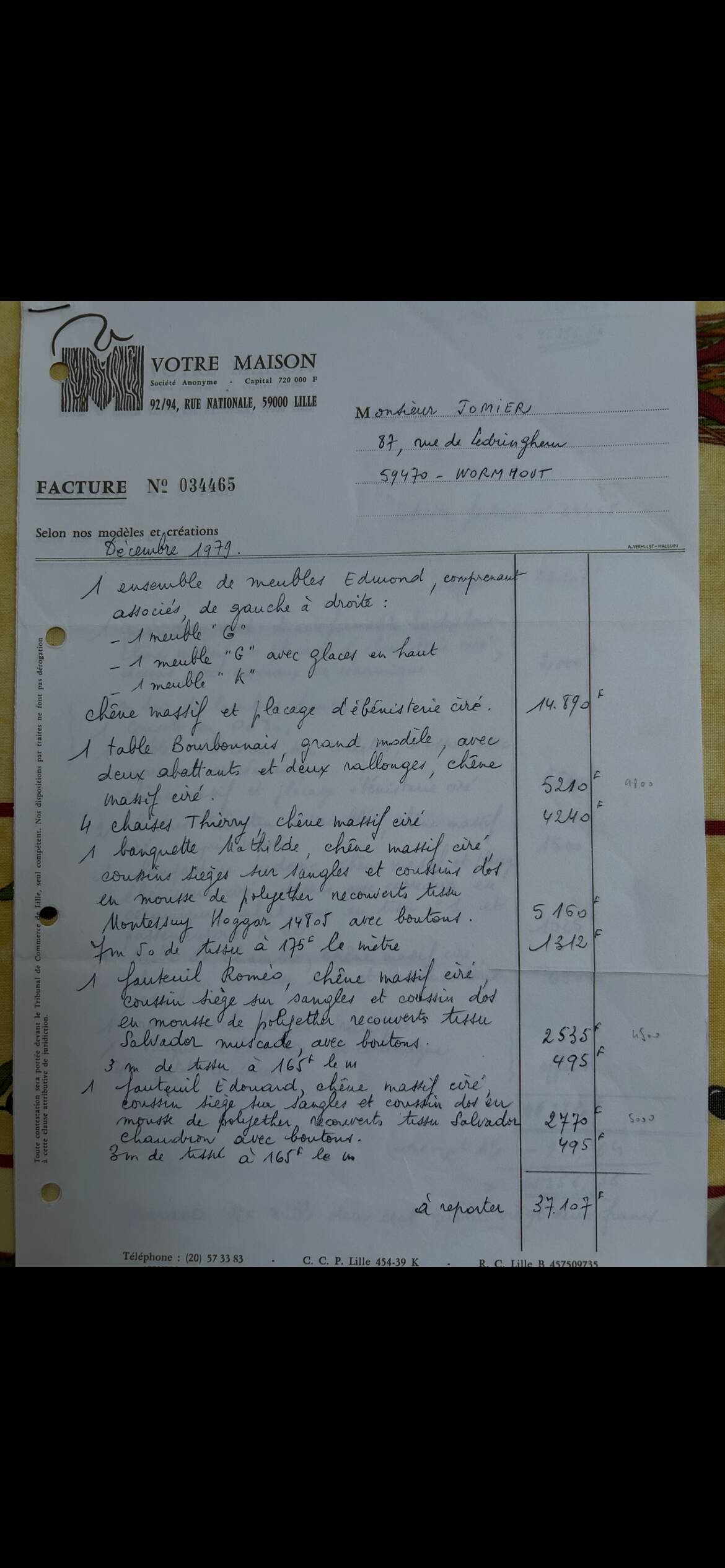 Armchair "Guilherme and Chambron" Roméo