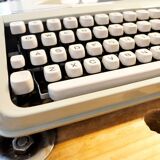 Blue green baby hermes typewriter