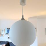 Pendant lamp opaline Lita design 70s