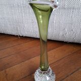 Swedish soliflore vase in blown glass