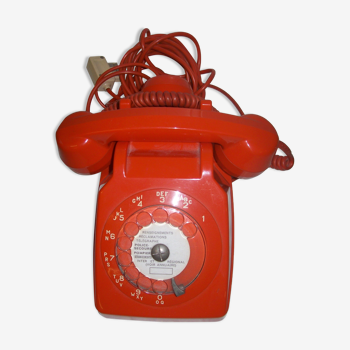 Vintage orange phone Socotel