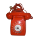 Vintage orange phone Socotel