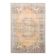 6x9 Vintage Orange & Blue Floral Pattern Turkish Vintage Rug, 180x275 Cm