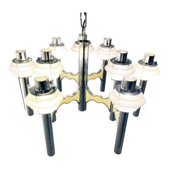 Sciolari space age chandelier, 1970s