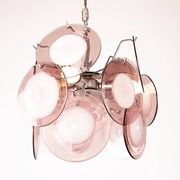"Space Age" chandelier in Murano glass by Gino Vistosi 1970.