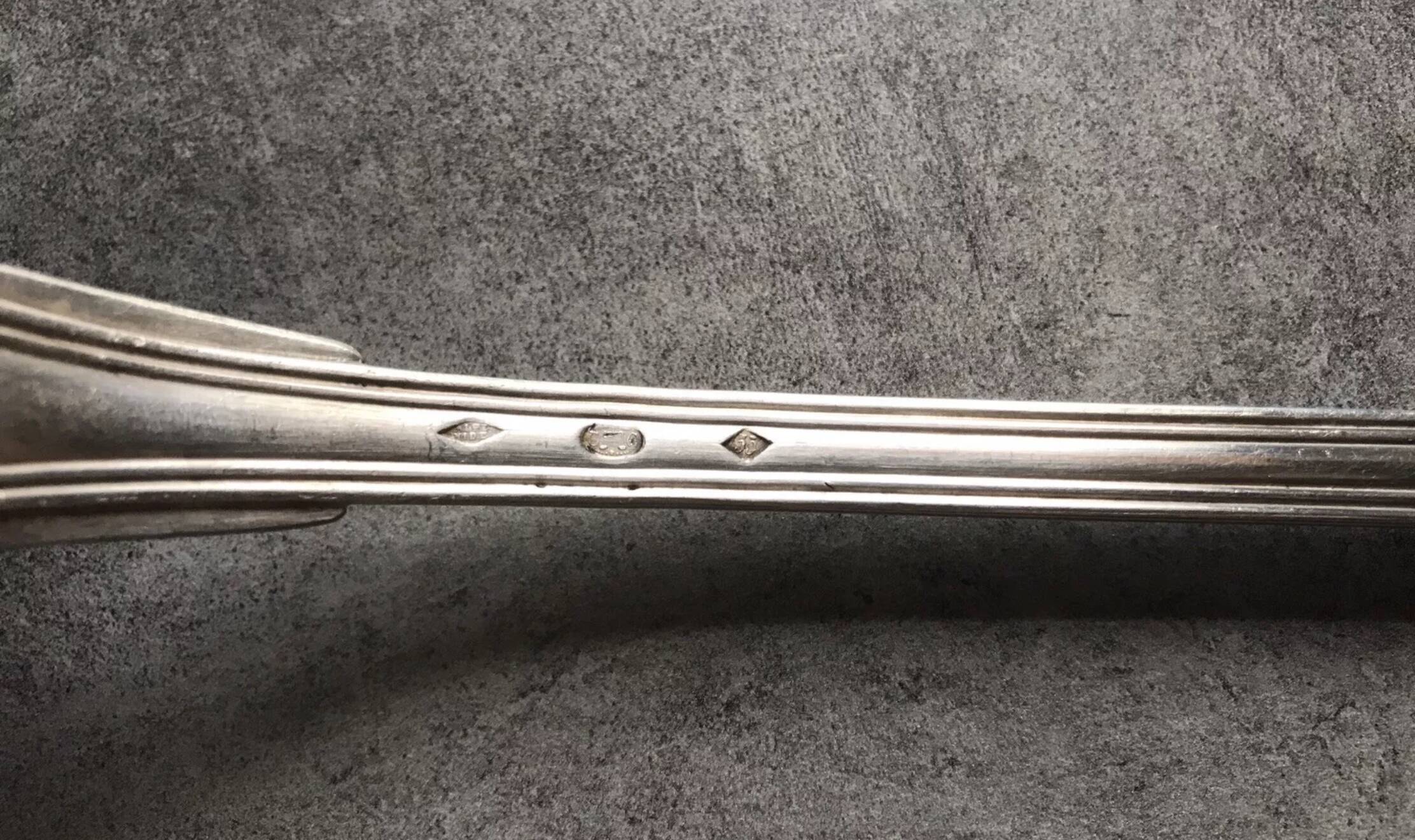 CHRISTOFLE Ladle in Silver Metal Chinon Model 32 cm