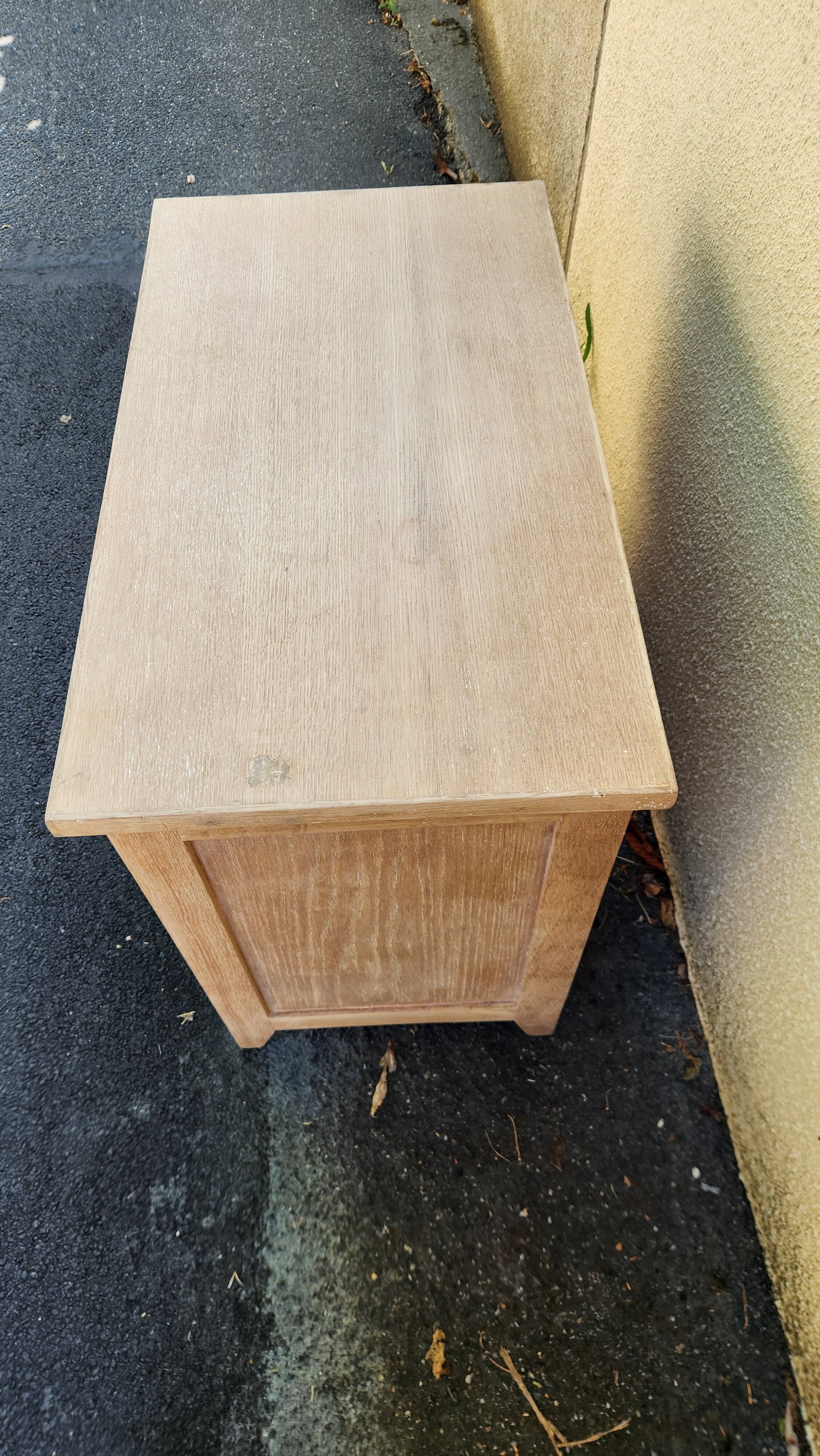 pretty sanded wood children's desk from the 1940s