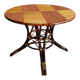 Table vintage en rotin