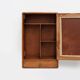 Wooden Wall‑Mounted Shaving Cabinet with Drawer, Belgium, circa 1920