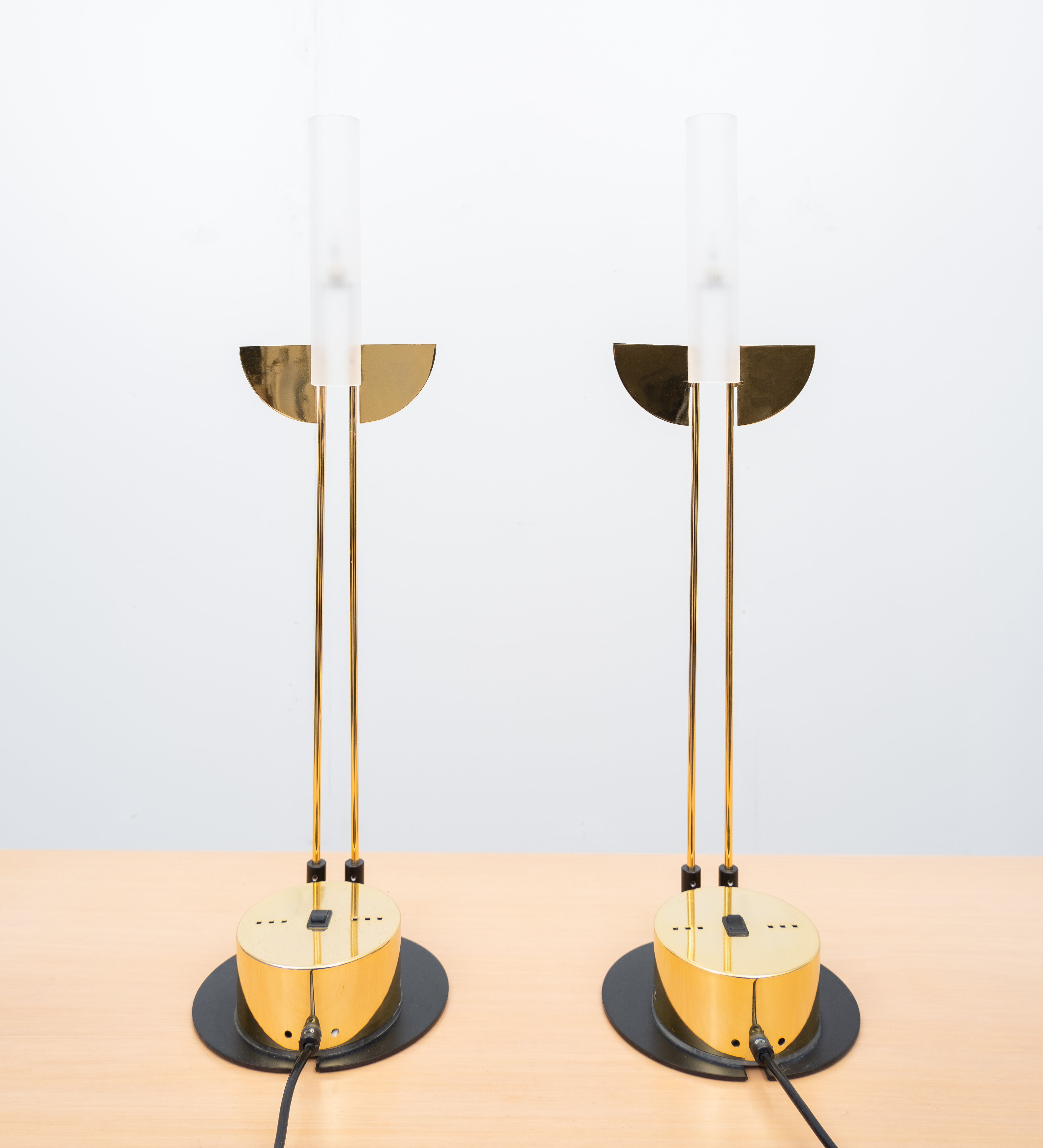 Postmodern table lamps italy 1980s