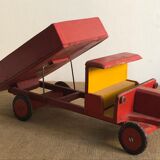 Antique toy truck with tipper