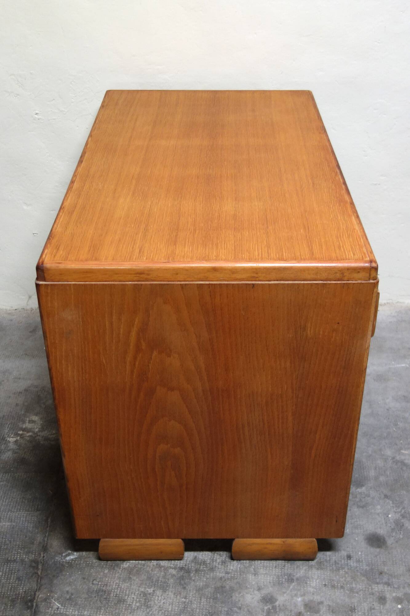 Old wooden desk from the 50s