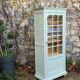 Antique celadon glass Parisian wardrobe H162