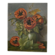 Oil on panel poppies