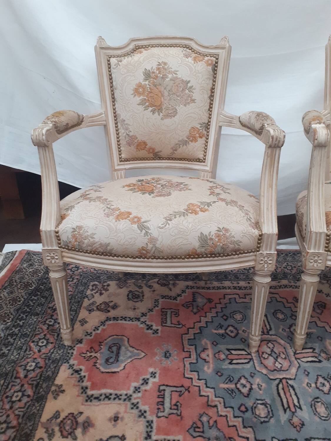 Lot of Louis XVI style armchairs