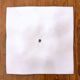 Square plate in opaline signed Bernard Gilbert