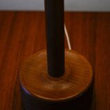 1950s/60s Danish teak turned table lamp