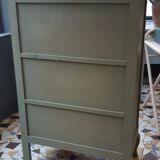 Bibus bookcase wood and khaki green