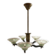 Superb antique chandelier in Art Deco style.