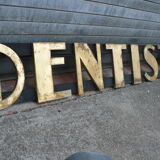 Sign art deco surgeon dentist