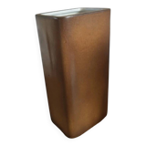 Jean payen large rectangular ceramic vase monogrammed 20th century