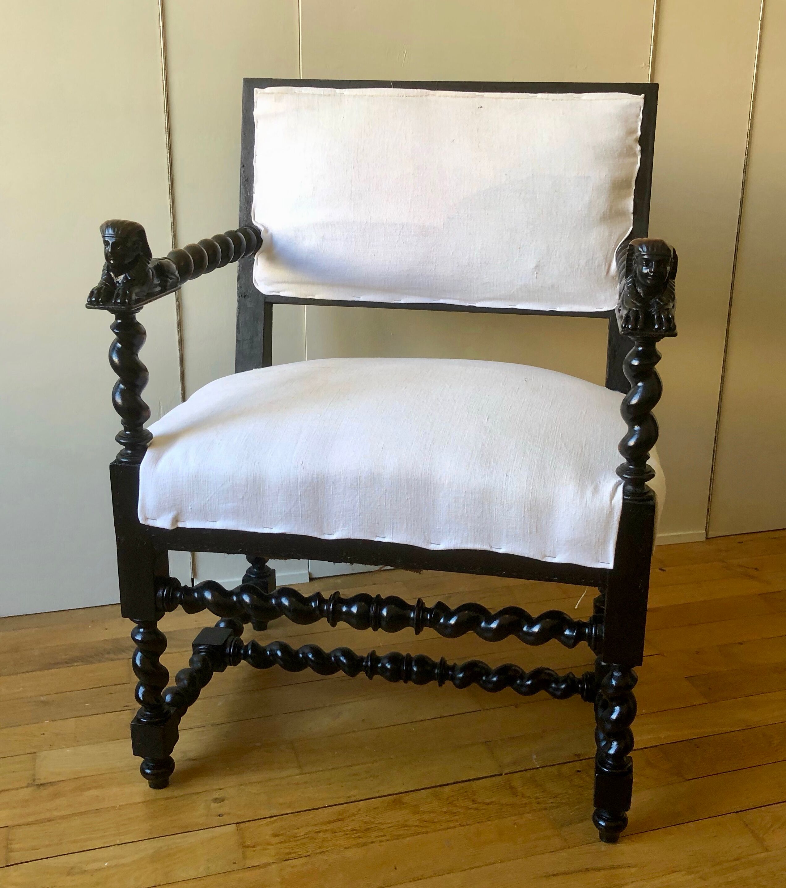Louis XIII style arm chair