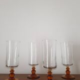 Luminarc amber footed champagne flute