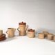 Italian ceramic coffee service set by Lusso Ceramic, 1976, Set of 13