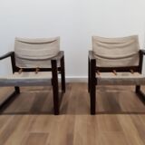 Pair of diana chairs, sweden, 70s