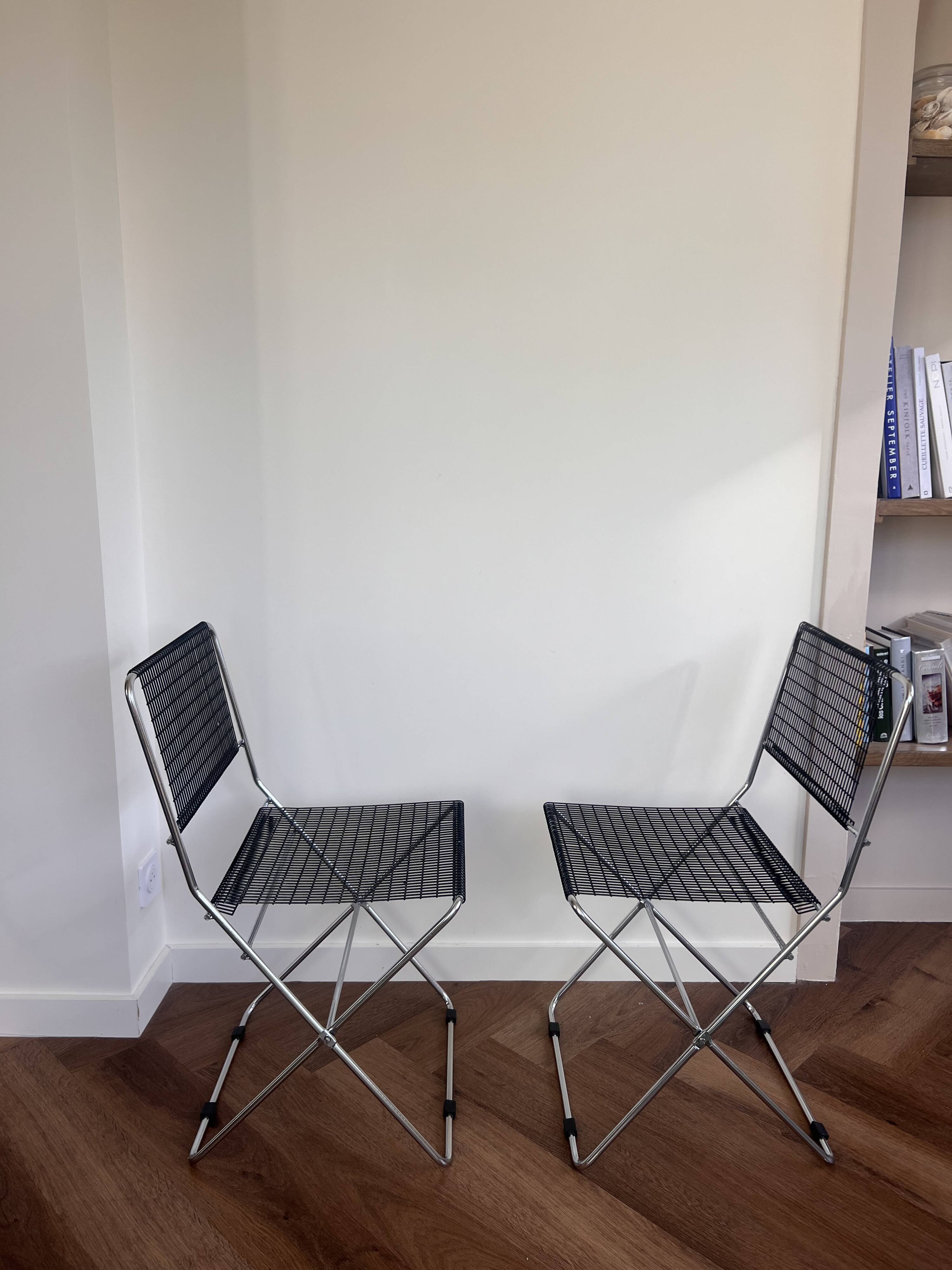 Two chairs by De Marco & Rebolini for Robots - 1970s