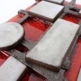 Brutalist ceramic wall panel from Krösselbach, Germany, 1960s