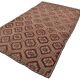 Tapis vintage Kilim à motif géométrique 6x10, 188x309 cm