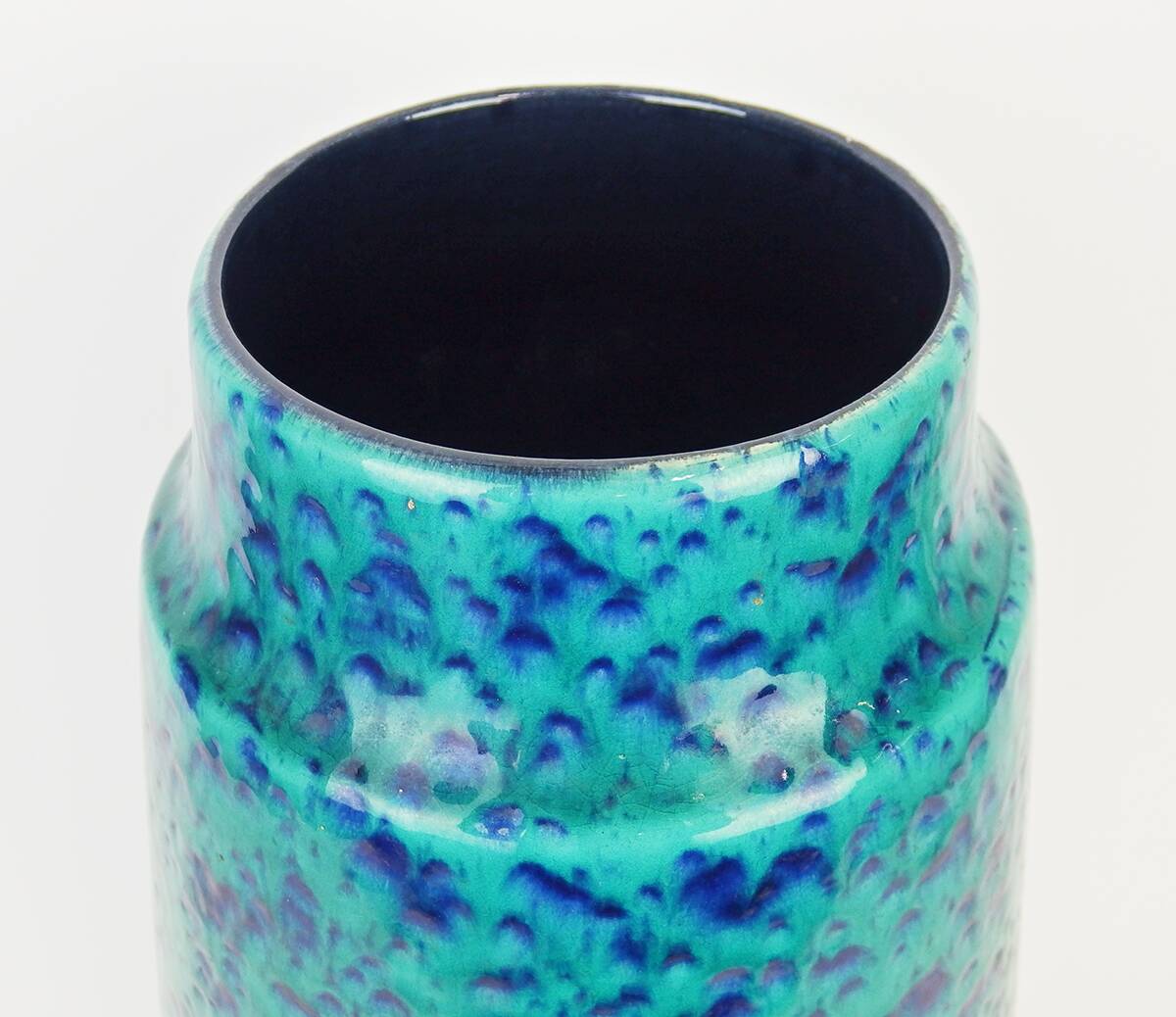 Large fat lava ceramic vase by the Scheurich factory
