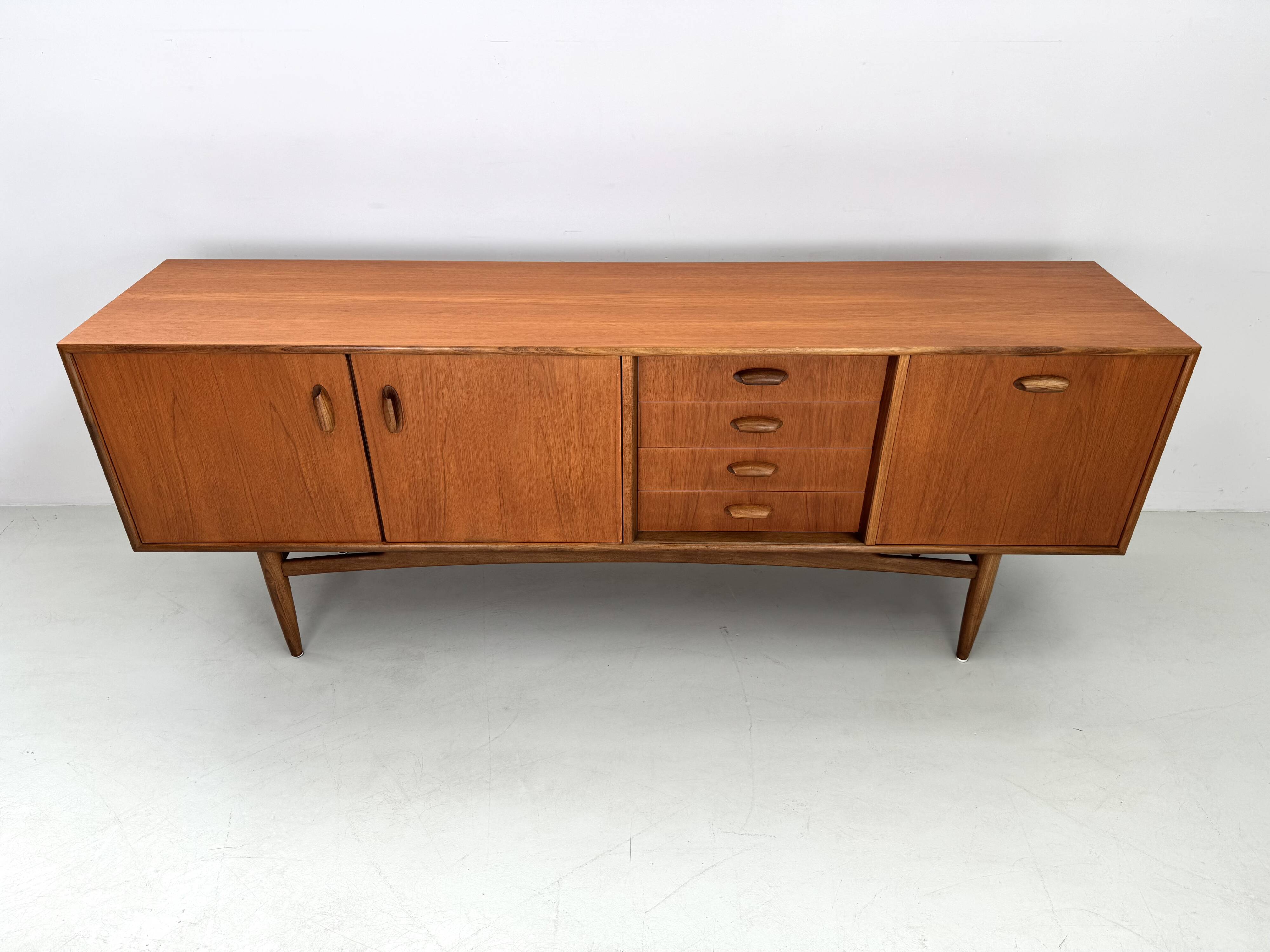 Vintage sideboard by G-Plan, designed by Victor Wilkins, from the "Brasilia