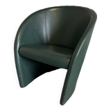 Poltrona frau intervista armchair green leather