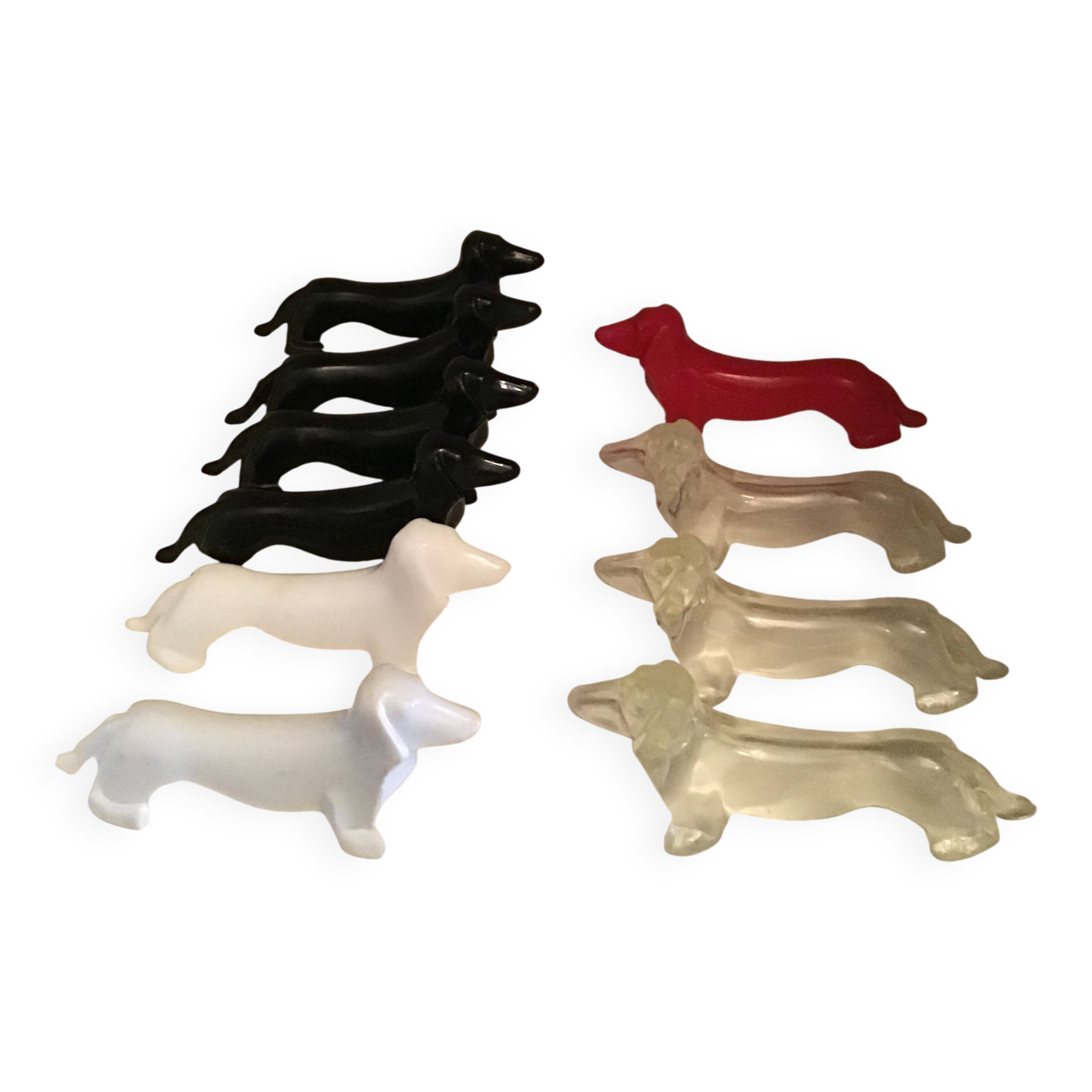 10 basset hound knife holders