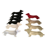 10 basset hound knife holders