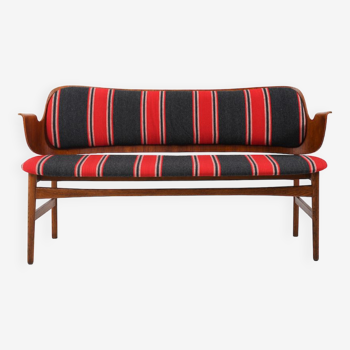 Banc en teck et chêne par Arne Hovmand-Olsen c.1950