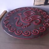 Ceramique annees 50's decor d'oiseau