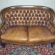 Chesterfield style 2-seater sofa