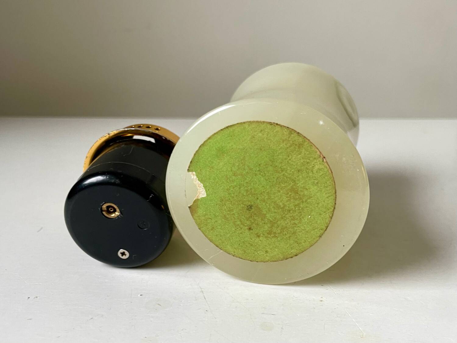 Vintage KOEI  Japan Unitron Table lighter in Onyx Marble