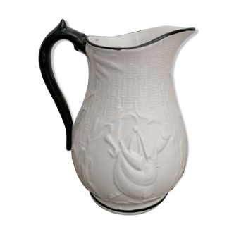 Earthenware pitcher Lunéville