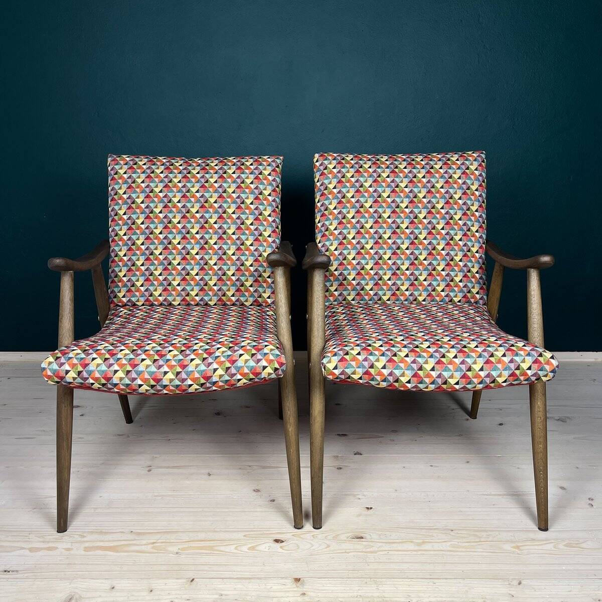 Mid-century Bobi armchair by Meblo, former Yugoslavia, 1960s, set of 2.