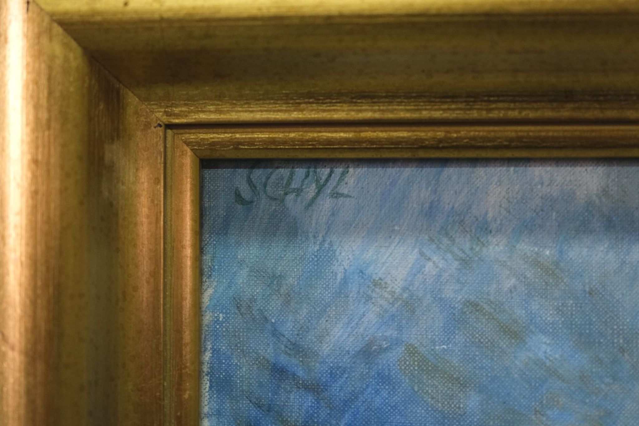 Jules Schyl (1893-1977), Swedish Modern Painting, 1960s, Oil on Canvas, Framed