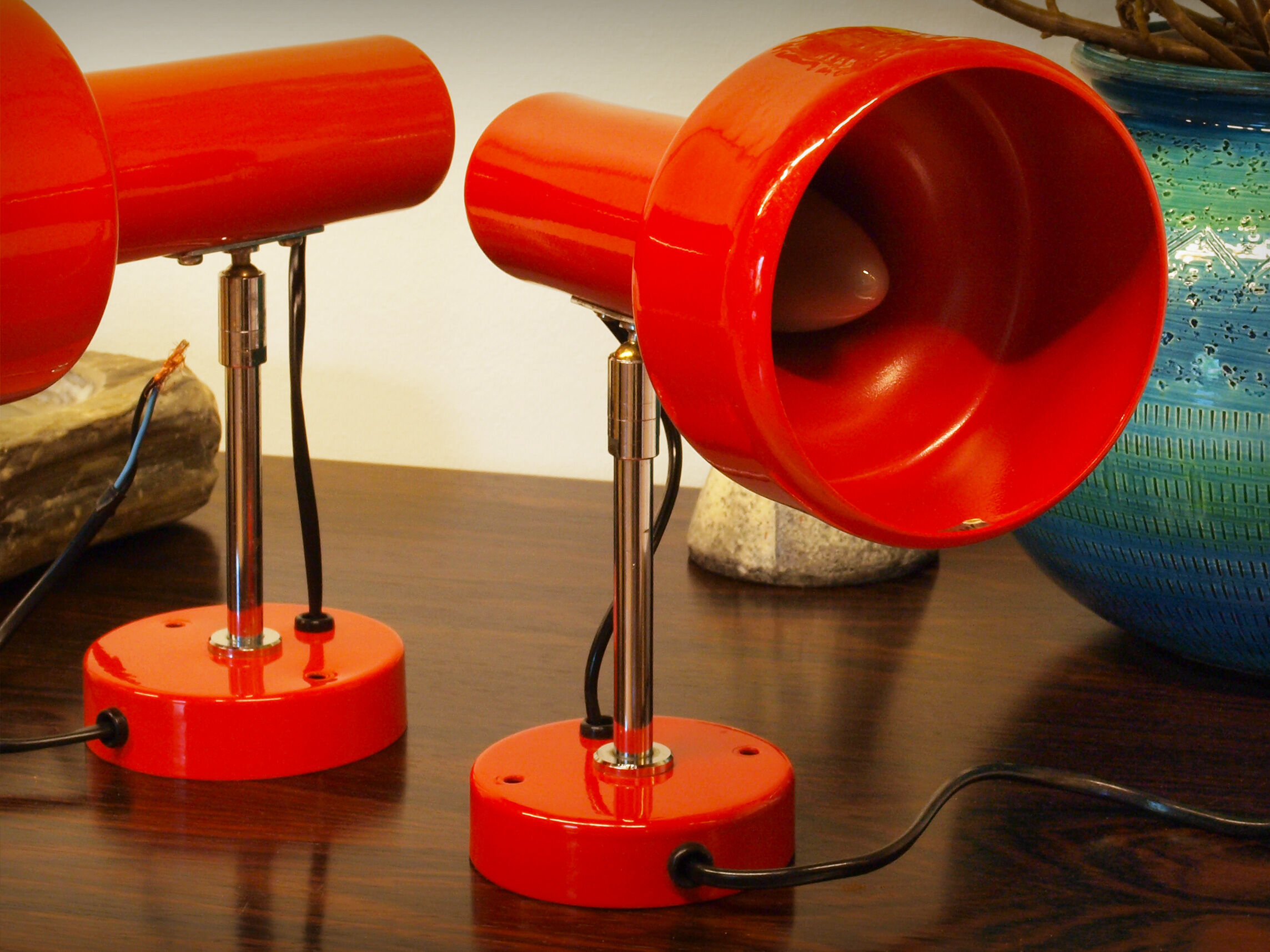 Pair of spot wall lamps by Neweba, Switzerland