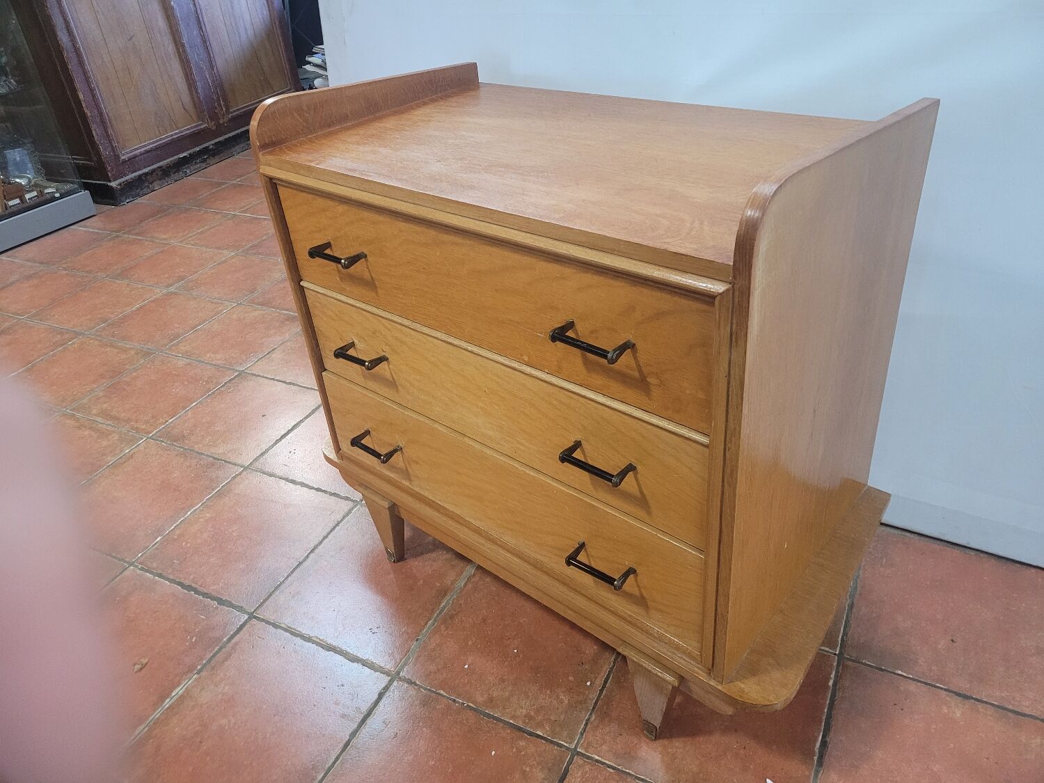 Commode scandinave en chêne des années 60