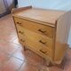 Scandinavian oak chest of drawers from the 1960s.